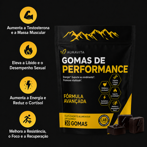 Gomas de Performance Masculina 6 em 1