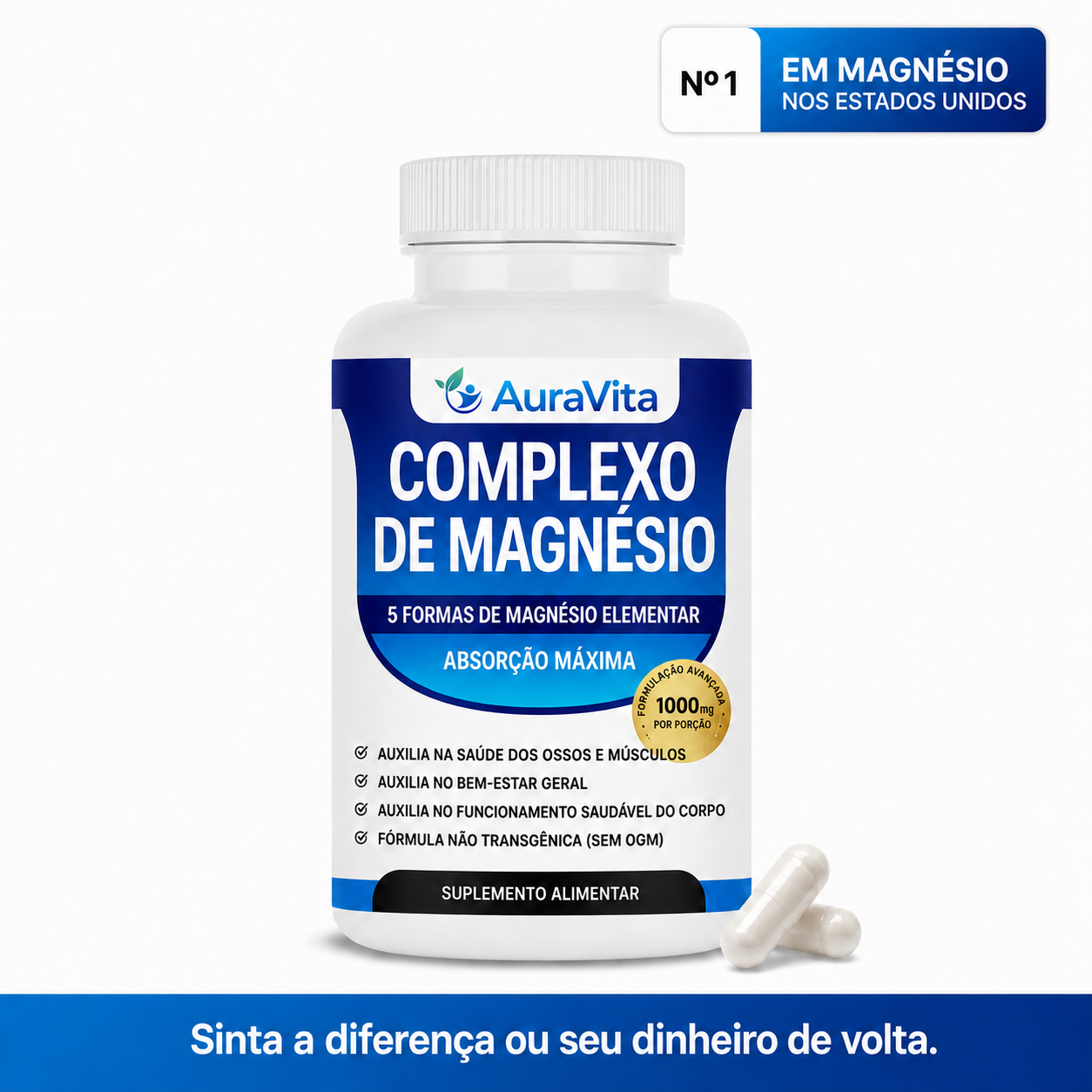 Complexo de Magnésio 5 em 1