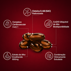 Cápsulas Gelatinosas de Alho Envelhecido Sem Odor – Auxilia na Vitalidade Cardiovascular