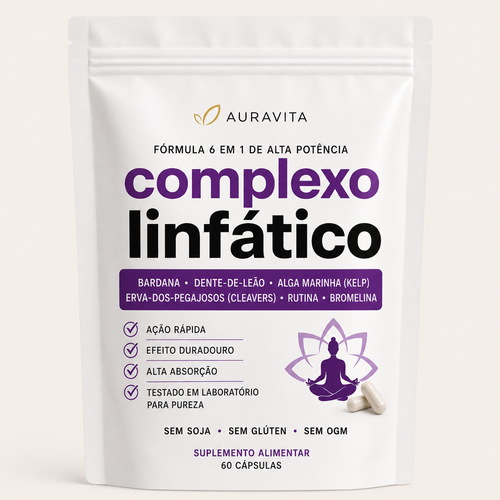 AuraVita® Complexo Linfático 6 em 1