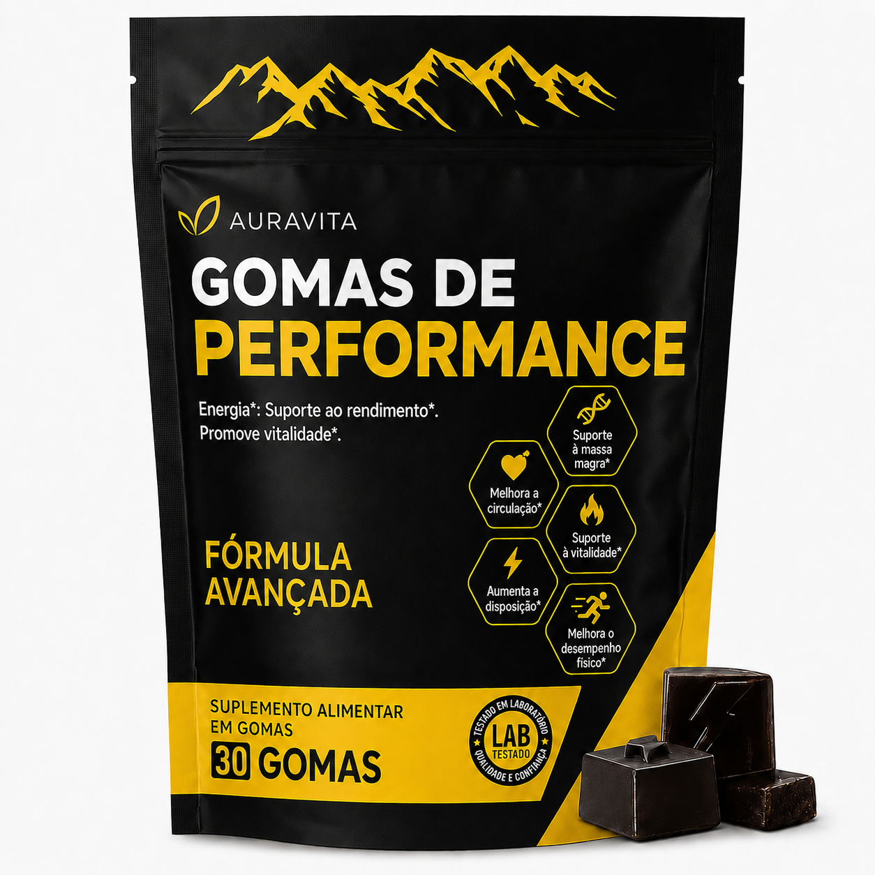 Gummies de Performance Masculina 6 em 1