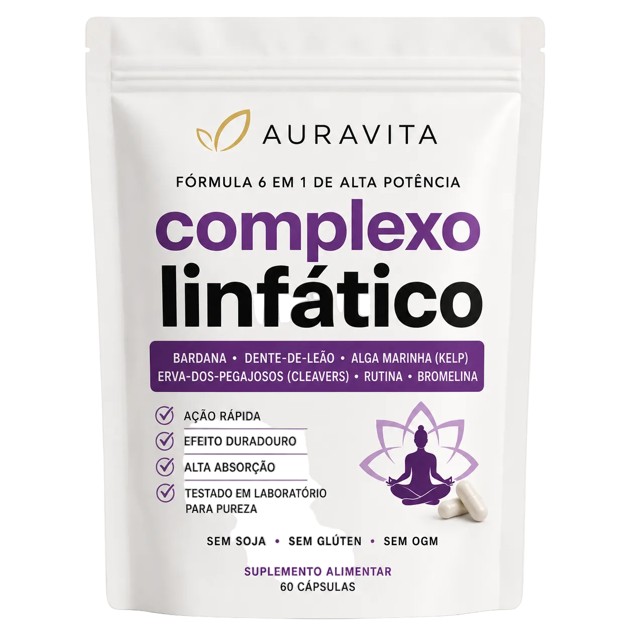 AuraVita® Complexo Linfático 6 em 1