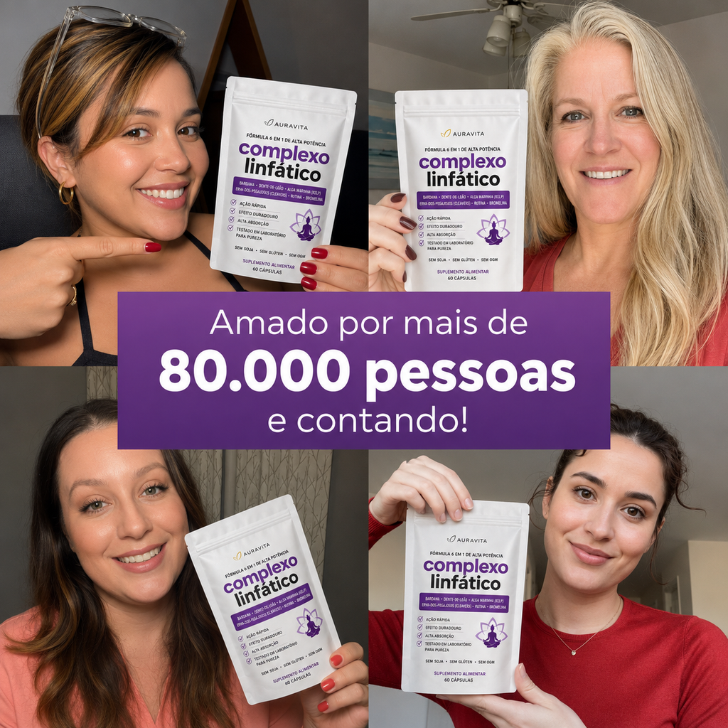 AuraVita® Complexo Linfático 6 em 1