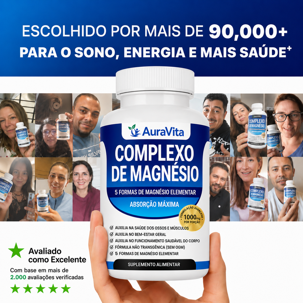 Complexo de Magnésio 5 em 1