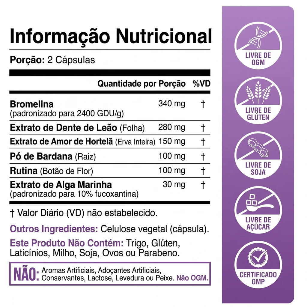 AuraVita® Complexo Linfático 6 em 1