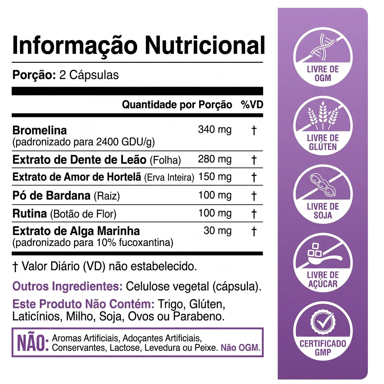 AuraVita® Complexo Linfático 6 em 1
